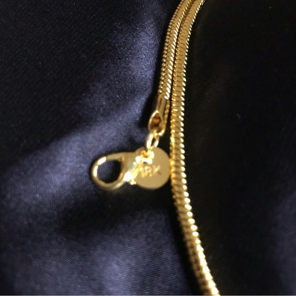 Gold Snake Chain Necklace - Women's Jewelry,20” - Picture 2 of 2